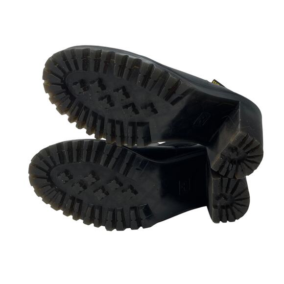 Dr. Martens Hurston Womens Leather Heeled Chelsea Boots - Black - Size 8 - Picture 7 of 9